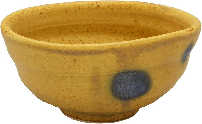 濑户烧 加藤正也 变形 小碗 黄濑户 150-0030